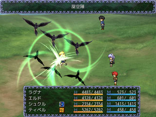 アスガルナイツのゲーム画面「戦闘シーン」