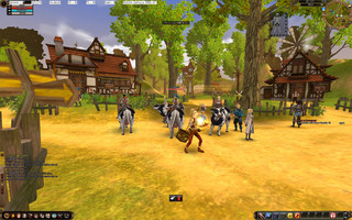 Aila Online（アイラオンライン）のゲーム画面「牛にも乗れる生活系オンラインRPG」