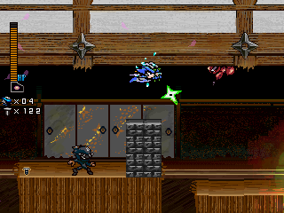 GIGADEEPのゲーム画面「忍者ステージ」