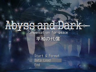 Abyss and Darkのゲーム画面「タイトル画面」