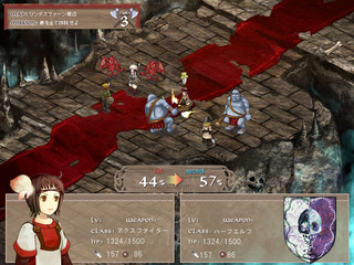 エインヘリアル ～ヴァイキングの血脈～のゲーム画面「エインヘリアルの戦闘画面」