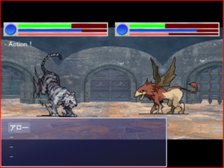 SUMMON☆STAR breederのゲーム画面「闘技場対戦」