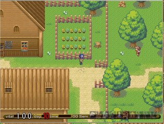夢魔と眠れる魔女の夢のゲーム画面「人がいなくなってしまった小さな農村。」