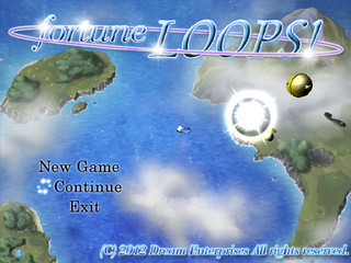 fortune LOOPS!のゲーム画面「タイトル画面」