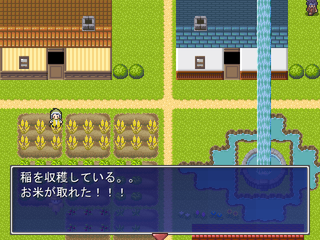 はるさ～うみんちゅⅡのゲーム画面「お米が採れた！！」