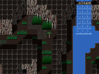 サーヤ2 -年輪の迷宮-のゲーム画面「迷宮内には様々な階層があります」