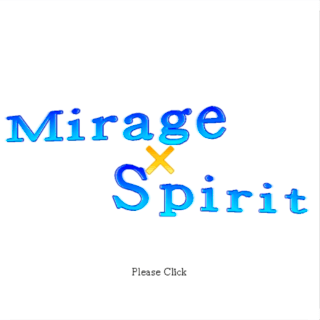 Mirage×Spiritのゲーム画面「タイトル画面」