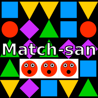 Match-sanのゲーム画面「最も単純なマッチ3ゲーム」