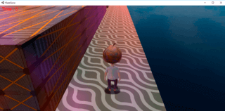 立体迷路のゲーム画面「ゲーム開始した時の画面です。」