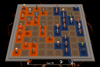 Active Turn Duel(仮) 体験版のゲーム画面「対戦中の様子１」