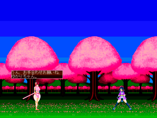 忍風Project弐～忍達の乱舞～のゲーム画面「ストーリーには掛け合いも。」