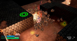 Treasure Dig ～いざ、お宝を探して～のゲーム画面「壁をぶっ壊す」