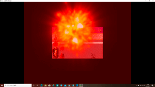 よう、この魔界に来た者よ！のゲーム画面「多くの人がこの爆発を見るだろう。」