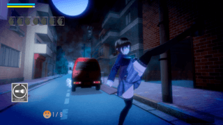 夜迷い少女ver.1.05のゲーム画面「素手による格闘もできます。」