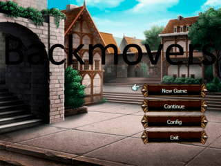 Backmoversのゲーム画面「Title Screen」