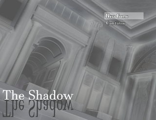 The shadowのゲーム画面「タイトル画面」