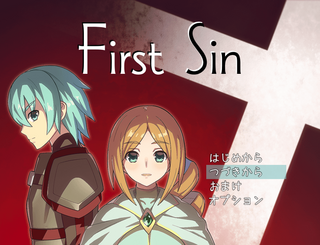 First Sinのゲーム画面「タイトル画面です。(ver3.5時点のものです)」