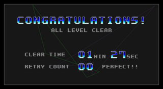 NUMLOCのゲーム画面「最終レベルをクリアすると結果を表示」