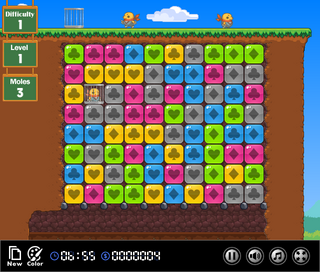 モグモグパズル2のゲーム画面「プレイ画面」