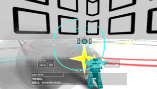 MechanizedWar TestProjectのゲーム画面「戦闘中の画面1」