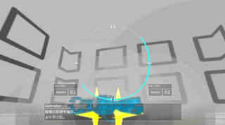 MechanizedWar TestProjectのゲーム画面「戦闘中の画面3」