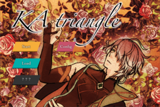 KAtriangle English versionのゲーム画面「True Route appears in the title after clearing Kaveh Route.」