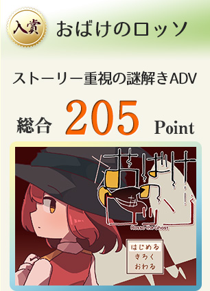 【入賞】おばけのロッソ（小さなゴーストたちと死神は、最期に何を見るのか。）総合205Point