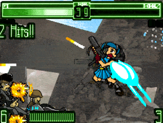 METAL銃Ⅱのゲーム画面「戦闘画面」