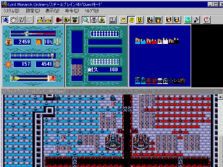 ロードモナークオンラインのゲーム画面「全体画面」