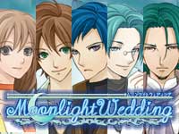 Moonlight Weddingのゲーム画面「主人公と攻略対象達。」