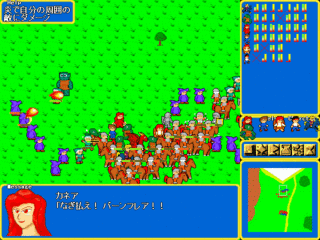 Rebellion・Istuoollのゲーム画面「戦闘画面」
