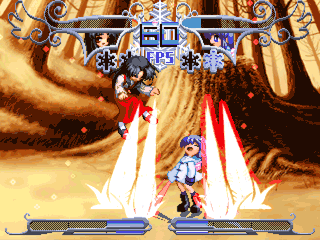 Eternal Fighter ZEROのゲーム画面「戦闘画面」