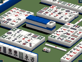 3D麻雀悠遊のゲーム画面「ゲーム画面その1」