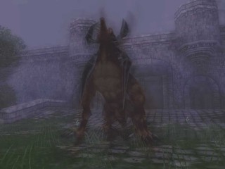 The Ruins Of The Lost Kingdomのゲーム画面「森の深淵に現れた魔獣との対峙」