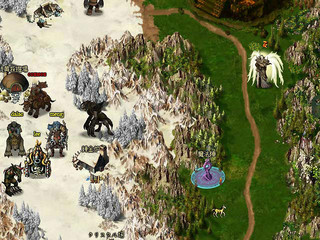 レジオン創世伝説のゲーム画面「ギルド戦争システムなど、楽しい要素満載」
