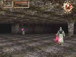 Angel Towerのゲーム画面「塔内には様々な化け物がいる」