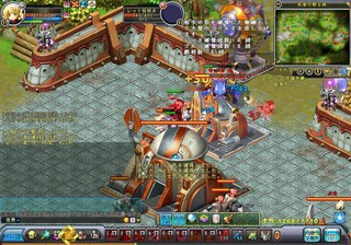 英雄島のゲーム画面「多彩な対人戦システム」