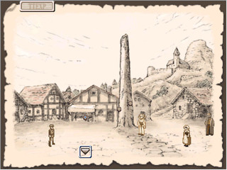 Ruina 廃都の物語のゲーム画面「町の中」
