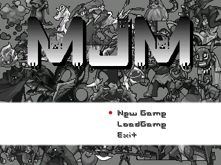MJMのゲーム画面「タイトル画面」