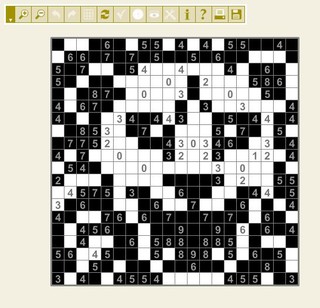 ロジックパズル - モザイクアートLight のゲーム画面「マインスイーパのコンセプトで解けるお絵かきパズル」