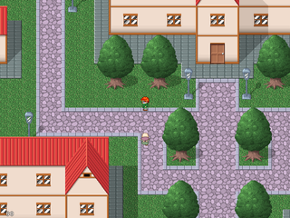 SELECTION [セレクション]のゲーム画面「街やダンジョンでは従来型の２Dマップで進行」