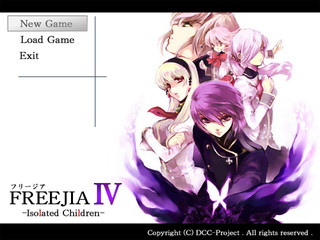 FREEJIA IV -Isolated Children-のゲーム画面「タイトル画面」