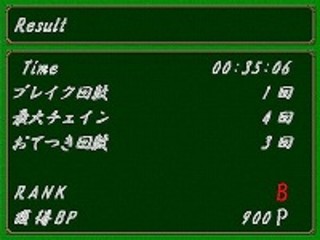 SPEEDのゲーム画面「バトル画面。22人のCPUと対戦できる」