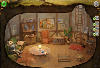 タイニーバン・ストーリー　体験版のゲーム画面「気になるところをクリック！」