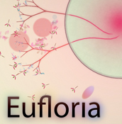 Eufloria　体験版のゲーム画面「タイトルバナーです。」