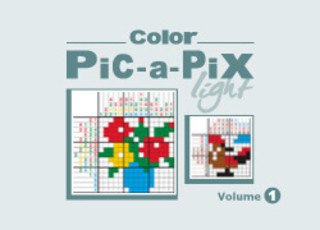 カラーアートロジックLight Vol.1のゲーム画面「完成図例です。」