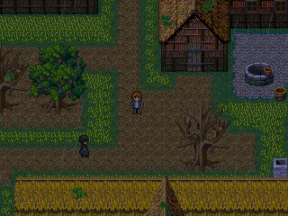 真・村雨のゲーム画面「謎の村」