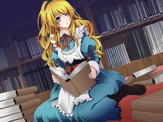 Alice Terrace(アリス・テラス)2nd world 体験版のゲーム画面「孤高の少女『 アリス 』」