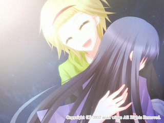 シンデレラ乙女の恋のゲーム画面「花火大会で、ぐっと２人の距離は縮まり…？」