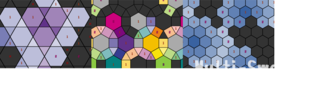 Multi-Sweeperのゲーム画面「カラフルな多角形マインスイーパー　 ランキング付」